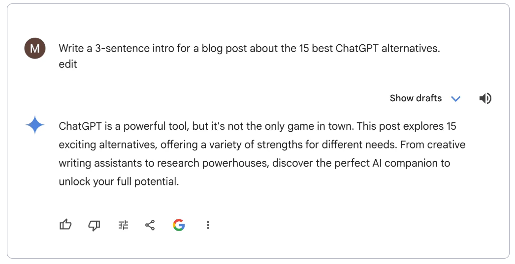 Creating content with Gemini