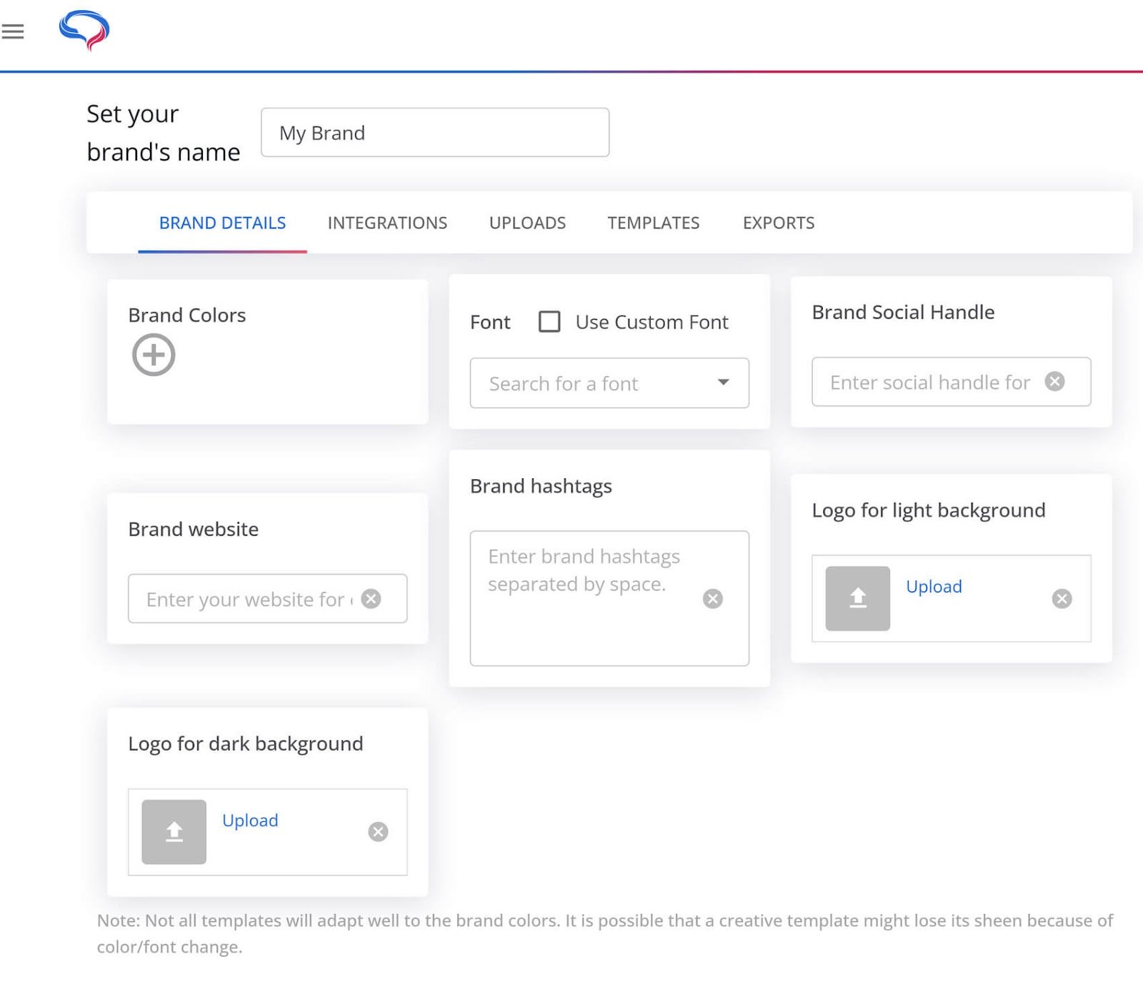setting up an account in AI Social Content Generator