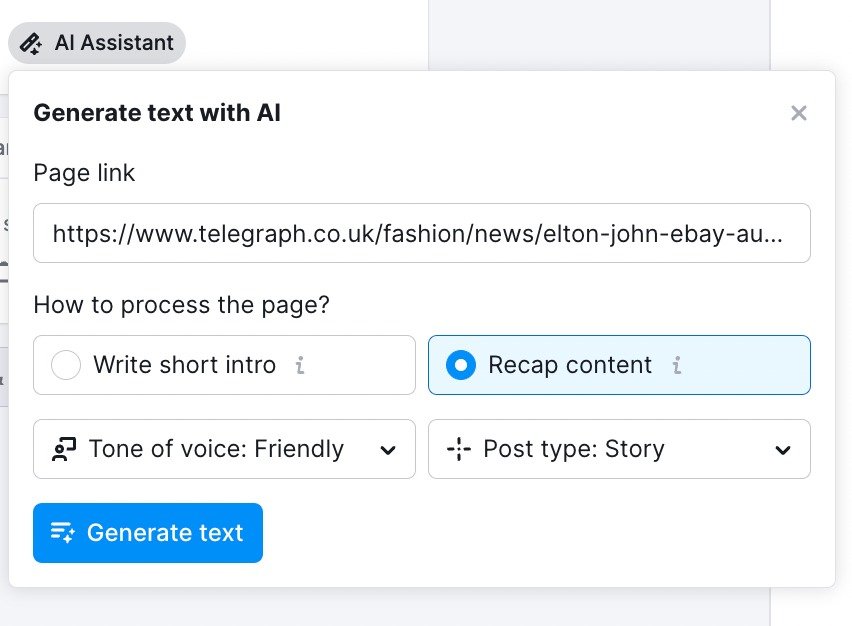 How does Social Content AI tailor social media posts to my business? image 4
