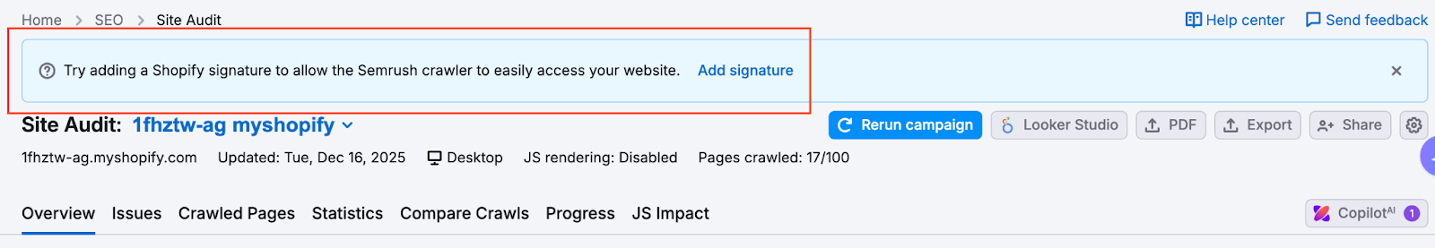 Troubleshooting Site Audit image 7
